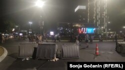 Blokada kružnog toka na Novom Beogradu, 1. jul 2025.
