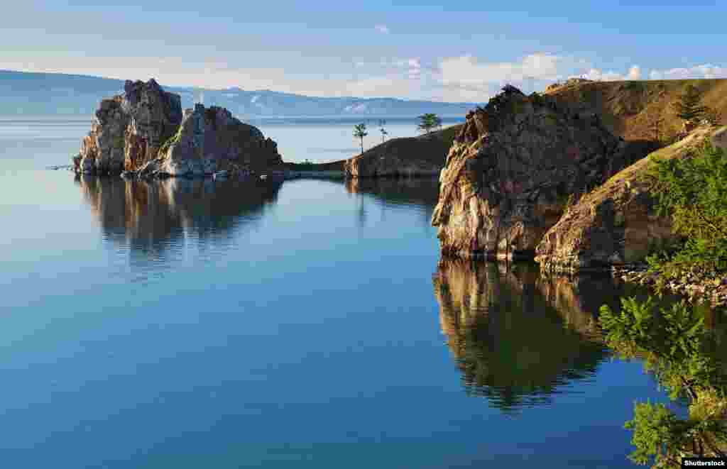 Lake Baikal is a crescent-shaped body of water in the heart of Siberia that is bigger than Belgium and holds around one-fifth of the world’s fresh surface water.