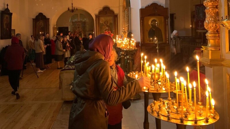В Абхазии православные встретили Пасху в храме, несмотря на ЧП