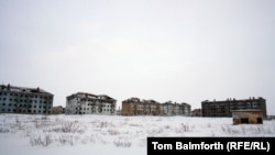 Abandoned buildings in Vorkuta, where the population decreased by some 120,000 people in 30 years.