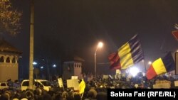 Proteste anti-prezidențiale la Cotroceni