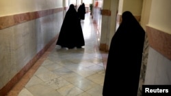 Female prison guards inside Tehran's notorious Evin prison. (file photo)