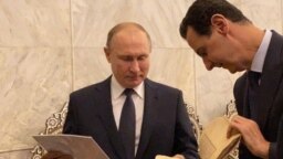 Одна из последних встреч Владимира Путина и Башара Асада в Дамаске. Визит в мечеть времен династии Омейядов. 7 января 2020 года