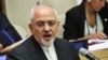 Iranian Foreign Minister Mohammad Javad Zarif addresses a meeting to promote the elimination of nuclear weapons, during the United Nations General Assembly, at U.N. headquarters, in New York, September 26, 2018 