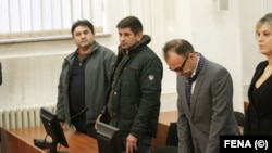 Bekrija i Ljubo Seferović u sudnici u Sarajevu, januar 2020. godine