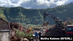 Čišćenje terena i potraga za nestalima u Donjoj Jablanici, 9. 10. 2024.