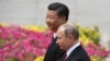 Xi Jinping (Kinë) dhe Vladimir Putin (Rusi). Fotografi nga arkivi.
