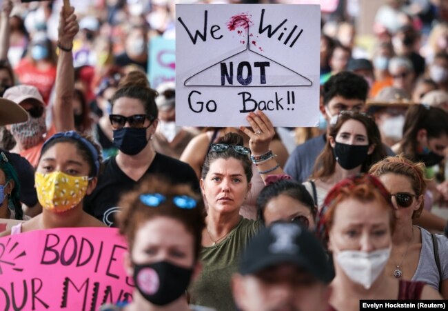 Tjetër pamje nga protestat në Teksas, SHBA.