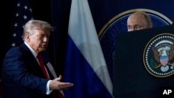Дональд Трамп і Ўладзімір Пуцін