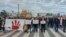 Serbia -- Protest in Novi Sad on the occasion of the one-month anniversary of the accident in which 15 people died, December 1, 2024.
