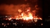 Key Oil Depot In Russian-Occupied Crimea Burns After Ukrainian Air Strikes; Odesa Also Hit By Russia1 GRAB