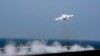 An F-18 Super Hornet takes off from the flight deck of the USS Dwight D. Eisenhower in October 2016 in the Persian Gulf. The Pentagon confirmed that a Syrian fighter bomber was downed by a U.S. F-18 Super Hornet on June 18.