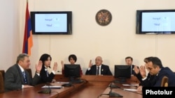 Armenia - The Central Election Commission meets in Yerevan, 3Apr2017.