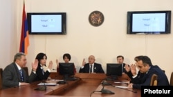 Armenia - The Central Election Commission meets in Yerevan, 3Apr2017.