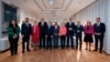 Udhëheqësit e vendeve të Ballkanit Perëndimor me zyrtarët e lartë të Bashkimit Evropian, në Tiranë, më 15 maj.