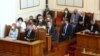 Министрите от третия кабинет на Бойко Борисов в парламента по време на гласуването на вота на недоверие