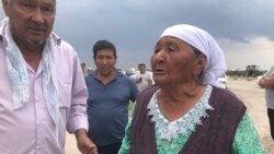 Пенсионерка из затопленного села Оргебас Дамеш Калдыбаева.