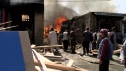 در منطقه قوای مرکز شهر کابل آتش‌سوزی صورت گرفت