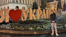 Іван Зекунов на майдані Незалежності у Києві 