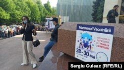 Al doilea maraton al vaccinării la Palatul Republicii, la care s-a folosit si vaccinul Sinopharm, Chiținău, 28 mai 2021