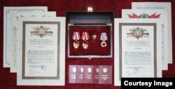 Государственные награды, возвращенные Администрацией Президента, и подлинные наградные документы Антонова