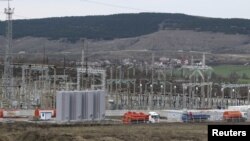 Gazdan işleýän energiýa generatory, Krymyň Simferopol regiony, Stroganowka, 22-nji noýabr