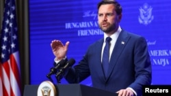 Джей Ді Венс під час візиту до Угорщини, 7 квітня 2026 року
