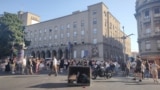 Serbia -- fifth day of road blockade. Students called for a general blockade from early morning, Belgrade
