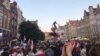 Акцыя беларусаў у Гданьску, Польшча. 14 жніўня 2020 