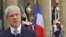 Boris Tadić u obraćanju medijima ispred Jelisejske palate u Parizu, 8. april 2011