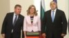 Бойко Борисов с вицепремиерите Красимир Каракачанов и Екатерина Захариева