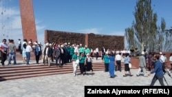 ​​​​​​The filmmaker had hoped the film, titled Urkun, would be in theaters in Kyrgyzstan by September 2, when the Kyrgyz government unveiled a Great Urkun monument to mark the event's centennial.