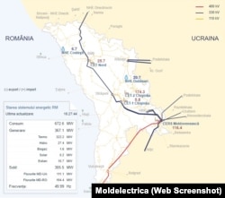 Consumul de energie electrică pe 1 ianuarie 2025, ora locală 16:25