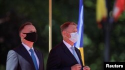 претседателите на Полска и на Романија Анджеј Дуда и Клаус Јоханис 