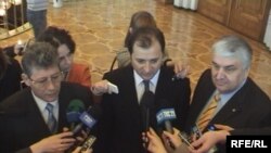 Mihai Ghimpu, Vlad Filat, Serafim Urechean