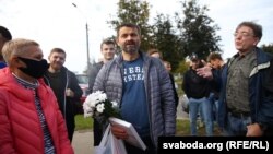 Сяргей Шчурко: першыя хвіліны на волі пасьля 15 сутак арышту. 