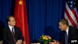 Barack Obama və Wen Jiabao 