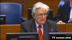 Radovan Karadžić u haškoj sudnici