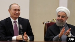 Владимир Путин и иранский лидер Хасан Рухани встретились, чтобы послать сигнал Вашингтону