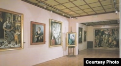 Экспозиция Г. Шилтяна в музее-усадьбе Габриэле д'Аннунцио на озере Гарда.