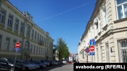 Вуліца Тэльмана, былая Гувэра, у Горадні