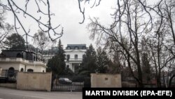 Здание посольства РФ в Праге 