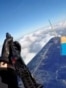 Ukraine - a Ukrainian gunner shoots down Russian drones from Soviet-era Yak-52 propeller planes. screen grab