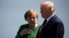 German Chancellor Angela Merkel talks with U.S. President Donald Trump at a recent G-7 summit.