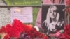 Irina Szlavina temetésén készült kép.