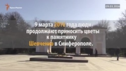 День народження Шевченка: три роки кримських акцій (відео)