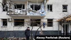 Дом по улице Корчагина в Севастополе, разрушенный взрывом в 23 марта 2026 года
