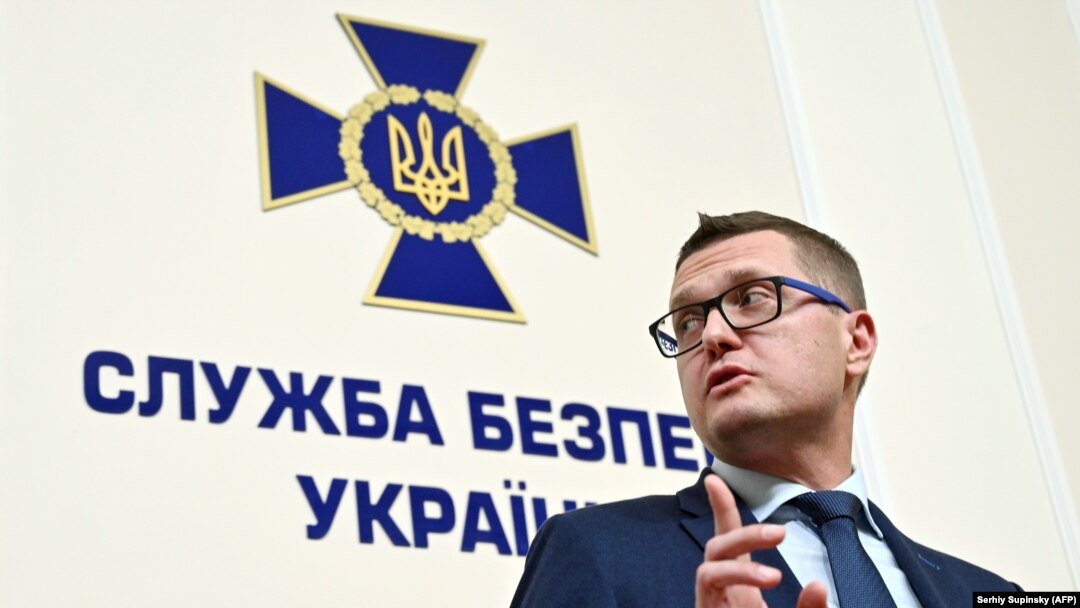 The acting chief of Ukraine's SBU security service, Ivan Bakanov, who previously headed President Volodymyr Zelenskiy's entertainment studio, Kvartal 95, and his presidential campaign.