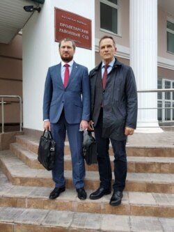 Адвокаты Марат Ашимов и Анатолий Пчелинцев