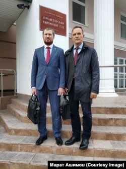 Адвокаты Марат Ашимов и Анатолий Пчелинцев